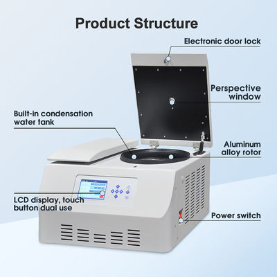 Goede prijs. Hoge snelheid gekoelde centrifugeermachine 1-99min Tijdbereik voor bloedseparatie en medisch onderzoek online