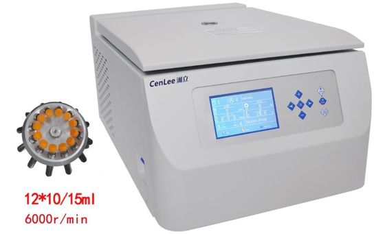 Goede prijs. CenLee6R 6000r/Min Lcd-scherm Lage snelheid Klinische Benchtop Centrifuge Gekoeld online