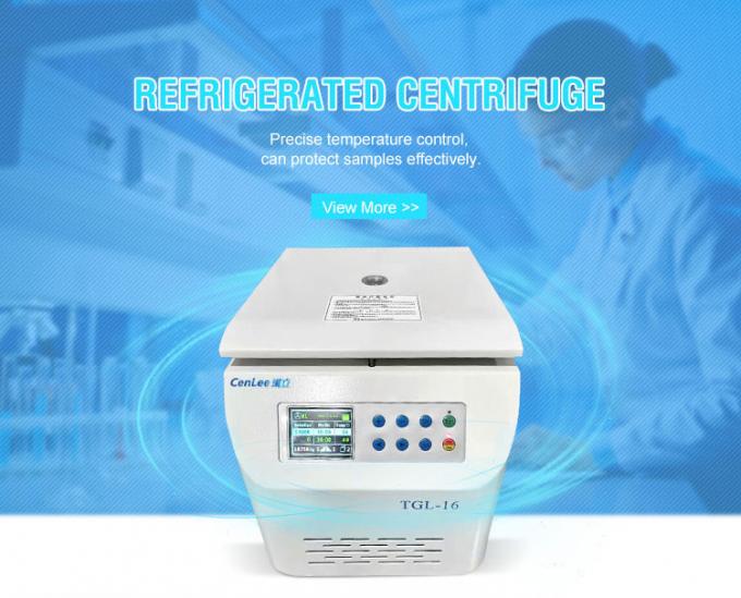 TGL-16 16000rpm 90ml microcentrifuge machine,hoge snelheid gekoelde temperatuur gecontroleerde centrifuge 0