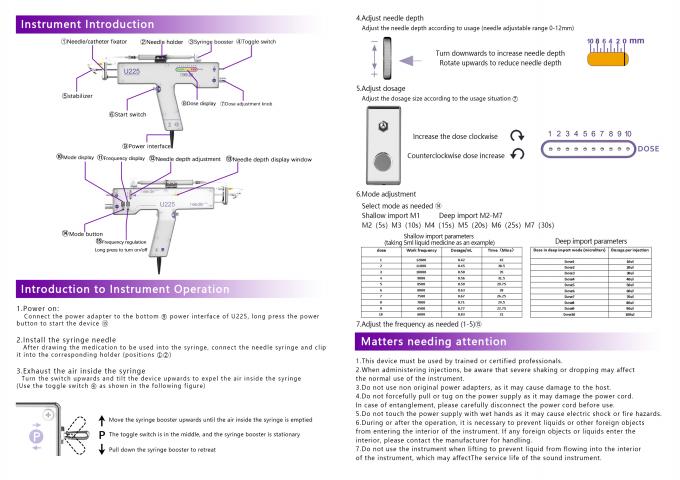 U225 Draagbare Mesotherapie Geweer Huidtherapie Schoonheidsapparaat Gezichtsverzorging Nog geen reviews 6