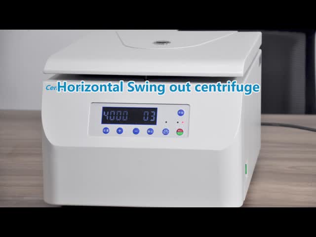 Swing-out Rotor Horizontal Centrifuge Low Speed Lab Centrifuge Cell/ Clinical/Biotech/PCR/Research Blood/Plasma/Urine Separation
