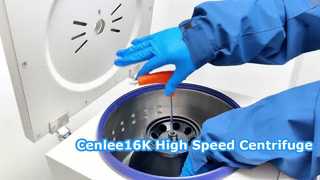 Cenlee16K 16000 tpm vaste hoekrotor tafelblad hoge snelheid centrifuge LCD-scherm