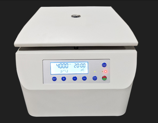 Benchtop-Laboratorium het met lage snelheid centrifugeert 4000rpm met Vaste Hoekrotor 6x 50ml