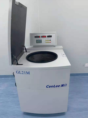 GL21M 21000rpm Ultra High Speed Floor Standing Refrigerated Centrifuge met 10/10 Accel/Decel snelheden