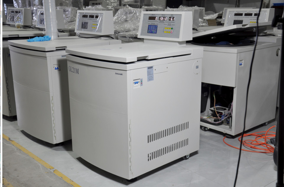 GL21M 21000rpm Vloertype Ultra High Speed Centrifuge Koelkast Max. RCF 48900 x g Max. Capaciteit 3000ml