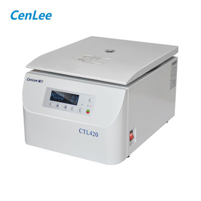 Horizontale PRF-centrifuge-machine Laag snelheidscentrifuge benchtop PRP-centrifuge 12x15 ml schommelrotor Automatisch balanceren CTL420