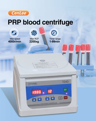 TD4D Kleine grootte 5ml 10ml 15ml 20ml Low Speed Centrifuge Bench Top voor biologisch onderzoek