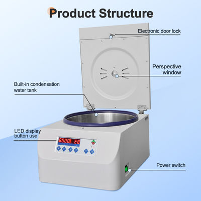 Goede prijs. 300ml Centrifuge Snelheid 6000rpm Klinische Laboratorium Centrifuge met hoekrotor 15ml 50ml buizen online