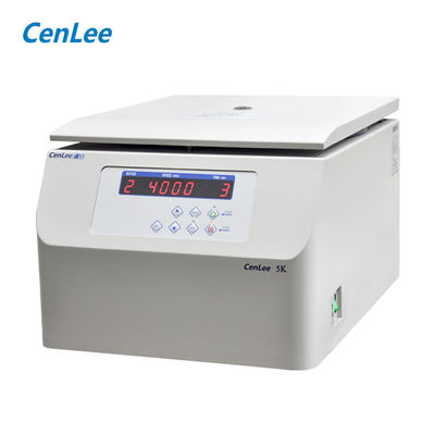 Cenlee5K Laboratorium Centrifuge 2L 2000ml 4x500ml Grote Volume Centrifuge Machine
