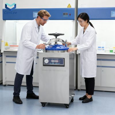 Goede prijs. Verticale sterilisator met automatische besturing met LCD touchscreen online