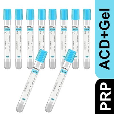 10 ml PRP-buizen voor PRP-systeem, ACD- en gelglazen buis, individueel verpakt doosje van 10