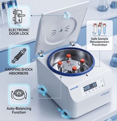 Goede prijs. Cenlee Duurzame 304 Roestvrij Stalen Body Horizontale Centrifuge CTL420 4200RPM 2200xg voor CGF PRF Orthopedische Behandeling Haargroei online