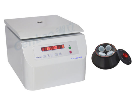 Goede prijs. 16600RPM de LEIDENE Vertoning Vaste Hoekrotor centrifugeert Benchtop-Hoge snelheid 21532RCF online