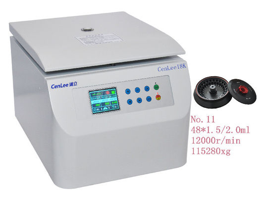 400ml centrifugeert de geheugen Vaste Hoekrotor Convertor van de de Rotatiefrequentie van Benchtop de Snelle